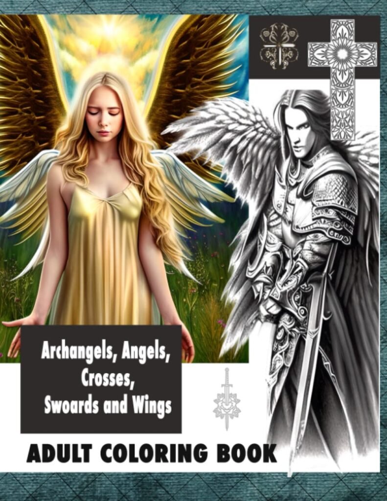 Transcendent Tranquility: A Dive into the Divine with 'Archangels, Angels, Crosses, Swords, and Wings'